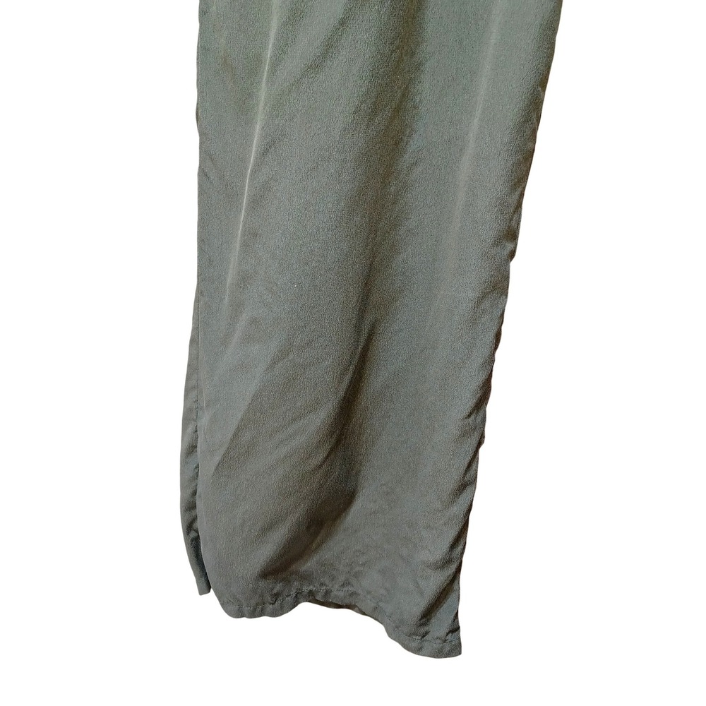 Splendid Alessandra Silk Jumpsuit Spruce Green XS Elevated Casual Resort Wear - Picture 2 of 11